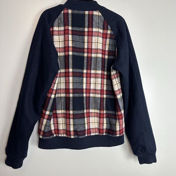 Wesc Tartan Plaid Wool Blend Lightly Padded Jacket EUC Mens Size Large - Picture 6 of 13